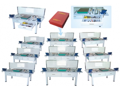 鉗工實驗室設備（鉗工實訓桌、單面2工位）